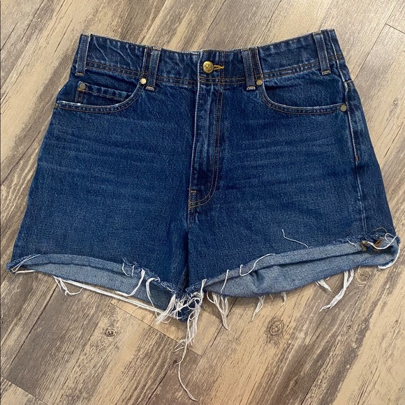 Ulla Johnson Pants - Ulla Johnson Elodie Jean Denim Shorts Blue Size 28